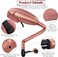 Bonnet Hair Dryer Attachment: Upgraded Extra Large Adjustable Hair Dryer Cap - Easy to Use for Natural Curly Textured Hair Care Styling Fast Drying - Rose Gold