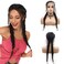 Kalisa Black Braided Wig for Women Handmade Black Double Braided Wig Natural Hairline Synthetic Lace Front WIg Heat Resistant Fiber Twist Braids for Drag Queen Party
