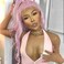 Kalisa Pink Lace Front Wigs for Women Long Wavy Heat Resistant Replacement Wig for Drag Queen Cosplay Daily Synthetic Wig 24 Inches