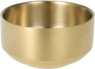 Shaving Soap Bowl Metal Shaving Mug Bowl Barber Cleaning Soup Cup Man's Shaving Tool (Large)