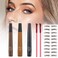 Eyebrow Pencil,Eyebrow Brush,4D Hair Stroke Brow Stamp Brush,Home Eyebrow Care Kit 4D Laminated,New Magic Eyebrow Pencil,Contouring Eye Brow,Fine Stroke Microblading Eyebrow Pencil Creates Natural