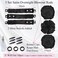 3 Sets Satin Heatless Curlers to Sleep in Overnight Curls Blowout Rods Hair Curling Set Soft Bun Bons Heatless Curls with Bonnet Cap Silk Roller No Heat Headband Wrapper Black