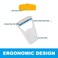50Pcs Portable Disposable Razors, Skin Blade Razors, Individually Packaged Dry/Wet with Protection Cap, Stainless Steel Single Blade Hair Removal Prep Blade Razors for Women Men for Home&amp;Summer Travel