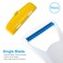 50Pcs Portable Disposable Razors, Skin Blade Razors, Individually Packaged Dry/Wet with Protection Cap, Stainless Steel Single Blade Hair Removal Prep Blade Razors for Women Men for Home&amp;Summer Travel