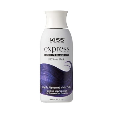 Kiss: Express Semi Permanent Hair Color - Blue Black K97-Blue Black