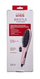 KISS Bristle Straightener Heat Brush, Digital Temperature Control Up To 410&deg;F, 90 Minute Auto Shutoff, Cool-Tip Ionic Bristles, Lightweight Handle, 360&deg; Swivel Cord, 1.25 Lbs.