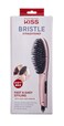 KISS Bristle Straightener Heat Brush, Digital Temperature Control Up To 410&deg;F, 90 Minute Auto Shutoff, Cool-Tip Ionic Bristles, Lightweight Handle, 360&deg; Swivel Cord, 1.25 Lbs.