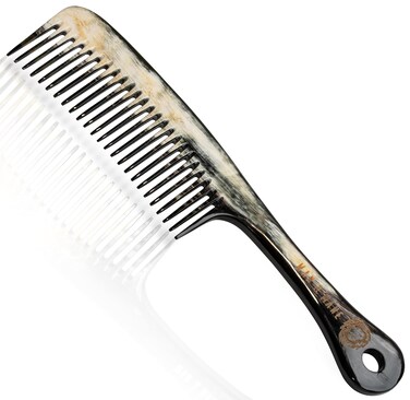 Premium Handmade 100% Oxhorn Anti-static Long Detangling &amp; Styling Comb for Women &amp; Men