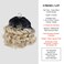 8 Bundle 8 Inch AU-THEN-TIC 2X Ocean Wave Crochet Braids Hair Deep Ripple Body Wave Braids Freekalon Fiber Synthetic Hair Extensions (8 Bundle (4 Pack), OT613-Ombre two tone Champayne Blonde)