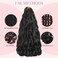 French Curl Braiding Hair 24 Inch 9Packs Loose Wavy Braiding Hair Extensions 75g/pack French Curl Braids Bouncy Synthetic French Curl Braiding Hair for Black Women 33# 24Inch