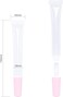 50 PCS Empty long slim 15ml squeeze pink lip gloss tubes lip oil sofe lipgloss tubes (pink lid)