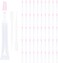 50 PCS Empty long slim 15ml squeeze pink lip gloss tubes lip oil sofe lipgloss tubes (pink lid)