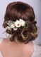 Kercisbeauty Cute Flower Hair Piece Side Hair Comb Wedding Bridal Floral Decorative Comb Women Girls Festival Headpiece Party
