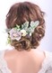 Kercisbeauty Purple Floral Hair Comb for Bride Women Garden Wedding Headpiece Girls Prom Hair Dress Violet Flower Headband