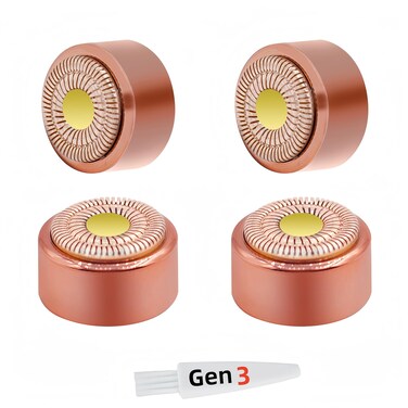 for Flawless Replacement Heads Gen 3 - Finishing Touch Flawless Facial Hair Remover Replacement Blades for Women, Shaver &amp; Razor (4 pack Generation 3)
