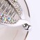 Silver Stylish Hair Pin Hair Clip, Fashion Women Girl Banana Fish Shape Hairpin Rhinestone Hair Clip Grip Barrette Headwear Beauty and Personal Care
