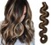 Wavy Tape in Hair Extensions #4/613 Brown with Blonde Highlights Balayage Hair Seamless Skin Weft Human Remy Hair Body Wave Soft Silky 20inches 50g 20pcs Glue in Hair Extensions