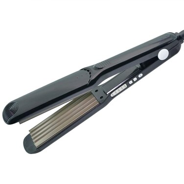 Hair Crimper Crimping Iron for Women Ceramic Flat Crimping Plates, Volumizing Tool Small Waver Curler Corrugation Curling Iron Corn Perm Splint Waving Titanium Fluffy Hairstyle