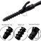 YOMCI 32mm Spiral Hair Curler Curling Wand Waver Ceamic Curling Iron for Short and Long Hair Crimper LCD Display Curling Tongs