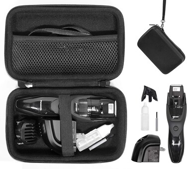 Alltravel case for Panasonic Cordless Men&rsquo;s Beard Trimmer ER-GB42-K, Trimmer organizing Travel case, Also for Panasonic Wet and Dry Cordless Electric Beard and Hair Trimmer, Hybrid Wet Dry Shaver
