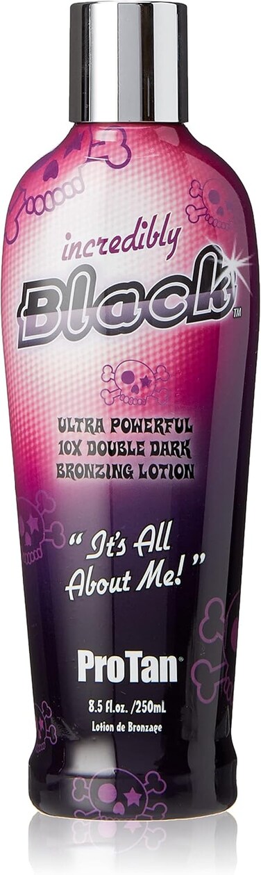 Pro tan PT-00-1088 Pro Tan Incredibly Black Double Dark Bronzing Lotion, 8.5 Ounce