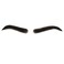 Fake Lace Eyebrows for Men Human Hair Black Brown Artifical Eyebrows (F1)