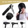 Bonnet Hood Hair Dryer Attachment Set - Soft Adjustable Hooded Bonnet for Hand Held Hair Dryer - Including Head Band for Drying Styling Curling Deep Conditioning