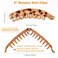 6 Pieces Banana Hair Clips,5 Inch Large Banana Clip for Thin Fine Thick hair,Non Slip Banana Claw Clips for Women