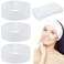128 Pieces Disposable Spa Facial Headbands Stretch Non-Woven Facial Headband Soft Skin Care Hair Band with Convenient Closure for Women Girls Salons Esthetician Supplies, White Large