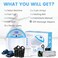 Ionic Foot Bath Detox Machine, Ion Foot Spa Machine W Massage Slippers, Detox Foot Spa Machine Tub Negative Hydrogen Bath Foot Bath Ionic Detox with FIR Belt,Super Duty Ion Arrays