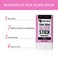 STUDIO LIMITED Instant Fab Edge Control Hair Wax Stick - Max Hold Non-greasy Styling Pomade for Sleek Flyaways and Hair 0.53oz/ 15g (Peach, 2 Pack)