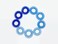 Chaosss Co. Spiral Phone Cord Hair Ties, 9pcs, Blue