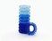 Chaosss Co. Spiral Phone Cord Hair Ties, 9pcs, Blue