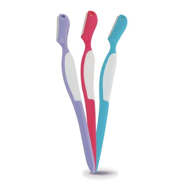 Eyebrow Razor Trimmer Touch Up Tool Chaosss &amp;. Multipurpose Exfoliating Shaver Dermaplaning Tool for Women Girls and Men Pack of 3
