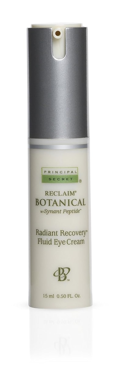 Principal Secret reclaim BOTANICAL Anti-Aging Radiant Recovery Fluid Eye Cream Plant Based Retinol, Argireline, Squalane, Peptides, Ceramides Hyaluronic Acid for Dark Circles &amp; Wrinkles 0.5oz