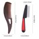 Dandruff Comb, Stainless Steel Fine Tooth Lice/Flea Comb, Psoriasis Comb, Scalp Oil Buildup Removal Wide Hollow Tooth Button Hairbrush for Scalp Massage Care for Man Women and Kids, Set of 2 (Pink)