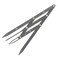 Golden Ratio Caliper Eyebrow Measurement Sliding Eyebrow Ruler Stainless Steel Eyebrow Make up Tool Eyebrow Shaping(Black)