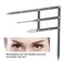 Eyebrow Ruler with Golden Ratio, Stainless Steel Tattoo Eyebrow Measuring Ruler Eyebrow Caliper, Flexible Semi Permanent Eyebrow Tattoo Designing Shaping Tools