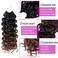 7 Packs GoGo Curl Crochet Hair 10 Inch Short Curly Crochet Hair for Women Beach Curl Water Wave Deep Twist Crochet Braids Synthetic Braiding Hair Extensions (10 Inch,T1B/4/30)