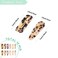 12 Pcs Geometric Alligator Hair Clip Set Acrylic Resin Hair Clips Hollow Hair Pins Sweet Headwear Hair Accessories Cute Hair Barrettes Bobby Pins for Women Girls