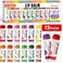 AZEN 12 Pack Lip Balm, Natural Lip Balm Bulk, Lip Care Product, Moisturizing Lip Balm for dry cracked lips - 12 Flavors
