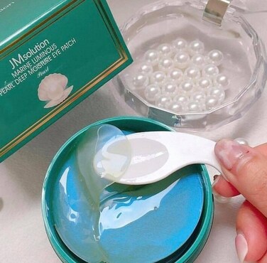 JM Solution Marine Luminous Pearl Deep Moisture Eye Patch- Anti Wrinkles and Eye Bag Moisturizing Firming Eye Mask Eye Patch， 30 pairs