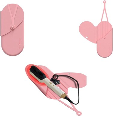 Heat Resistant Bag for Hair Curling Iron Silicone Hair Straightener Travel Bag Hair Tools Portable Pouch Hot Hair Tools Holder Case