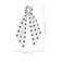 3pcs Polka Dot Hair Scrunchies Vintage Chiffon Hair Scarf Ties Stylish Bow Ponytail Holders for Women Girls