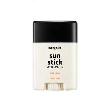 Mongdies Sun Stick SPF 50+ PA++++ 22g -Non-chemical Non-Sticky No White Cast Light-Weight inorganic I EWG green ingredients I Derma Test Excellent I Travel-Friendly Use from 6 month Baby to Adult