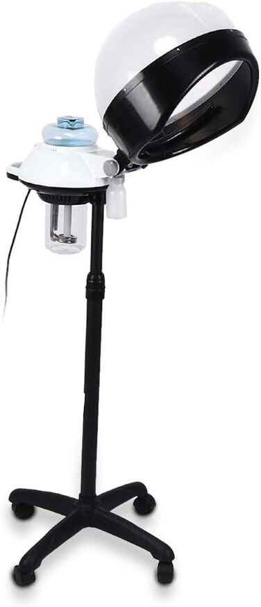 Hair Steamer,Hair Steamer for Black Hair,Hair Steamer for Deep Conditioning,Steamer for Hair,Steamer for Hydration, Dry Hair Treatment-Heated Micro Mist Steamer for Spa, Home Use