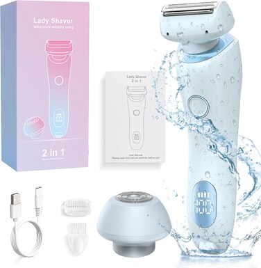 Glide Pro 3.0 Razor, Dusk Razor for Women, Silk Glide Pro Electric Shaver for Women, Duskofficial Razor, Dusk Official Glide Pro 3.0 Shaver, 2 in 1 Waterproof Painless Hair Removal Wet &amp; Dry Shaver