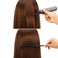 Leinuosen 3 Pack Wide Tooth Tail Combs, Black Carbon Fiber Teasing Salon Back Styling Comb Anti Static Heat Resistant, Suitable for All Kinds of Hair