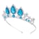 Elsa Crown Tiaras for Girls, Vofler Frozen Princess Mermaid Costume Light Blue Silver Crystal Headband Hair Accessories for Queen Adult Little Girl Kids Birthday Wedding Pageant Prom Halloween Party
