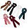 6 Pack Hair Scrunchies - Bowknot Velvet Elastics Hair Bands Scrunchy Hair Rope Ties Hair Bow Ponytail Holder Accessories for Women Girls